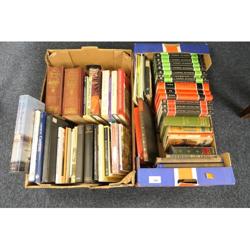 104 - Assorted books including local history, particularly Shropshire/Wales borders; also Scott's Waverley... 