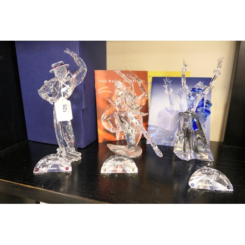 125 - Swarovski Crystal Magic of Dance 'Antonio 2003'; also 'Anna 2004' and 'Isadora' with boxes (title pl... 