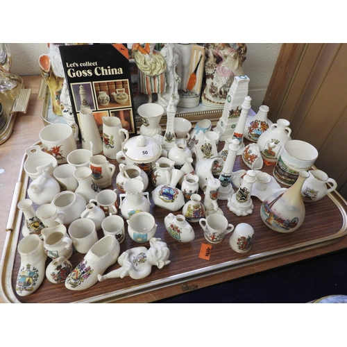 50 - Collection of crested china including Goss and others