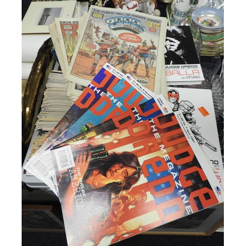 108 - Assortment of comics including 2000AD, Judge Dredd etc (a lot)