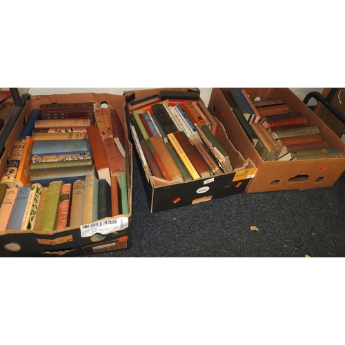 67 - Assortment of mostly 20th Century books, novels and others (3 boxes)