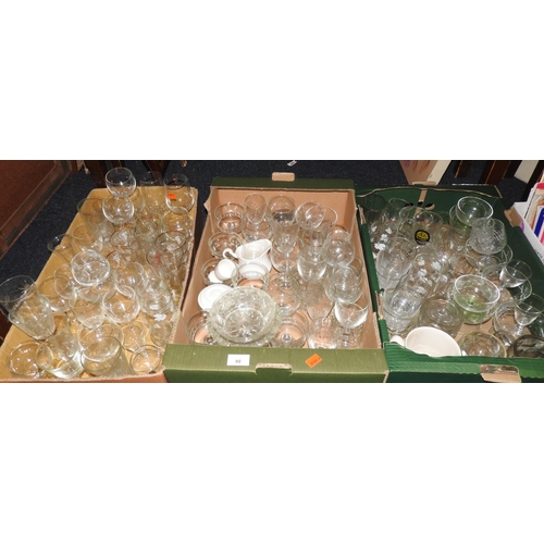 98 - Household glassware (3 boxes)