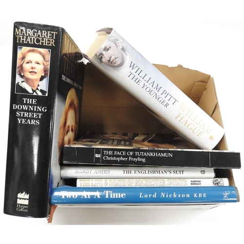 198 - Margaret Thatcher 'The Downing Street Years', signed edition, also William Hague 'William Pitt the Y... 