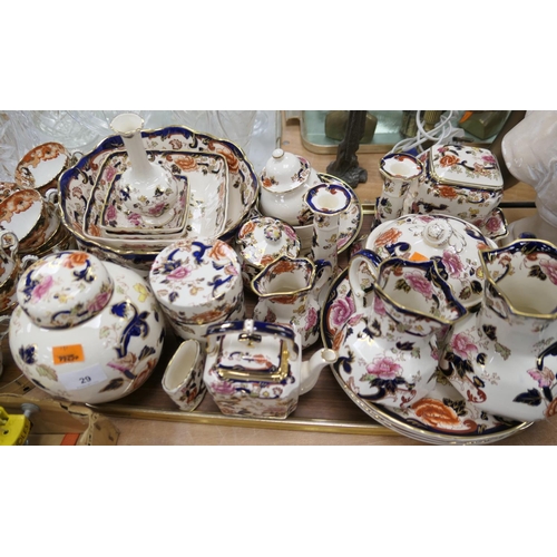 29 - Quantity of Masons Mandalay pattern ironstone china