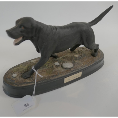 85 - Royal Doulton matte glazed model 'The Labrador', length 28cm