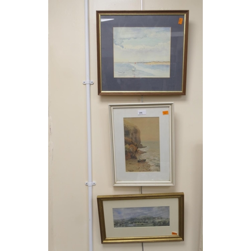 286 - Three framed watercolours