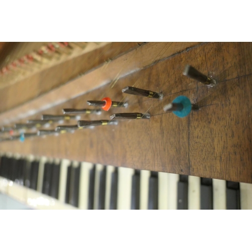 551 - Christiani Shean, London, George III mahogany cased spinet, circa 1780-1800, on a later stand (NB: F... 