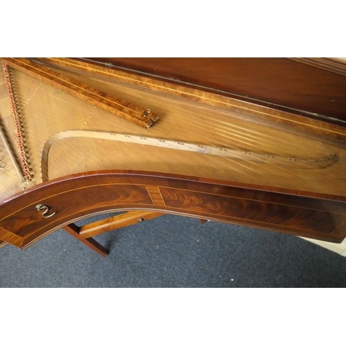 551 - Christiani Shean, London, George III mahogany cased spinet, circa 1780-1800, on a later stand (NB: F... 