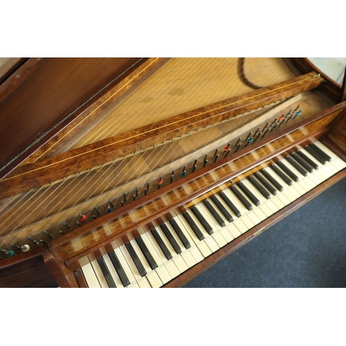 551 - Christiani Shean, London, George III mahogany cased spinet, circa 1780-1800, on a later stand (NB: F... 