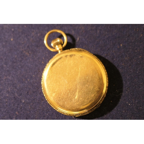 106 - Edwardian 9ct gold open faced pocket watch by Thomas Russell and Sons, Liverpool, hallmarked Chester... 