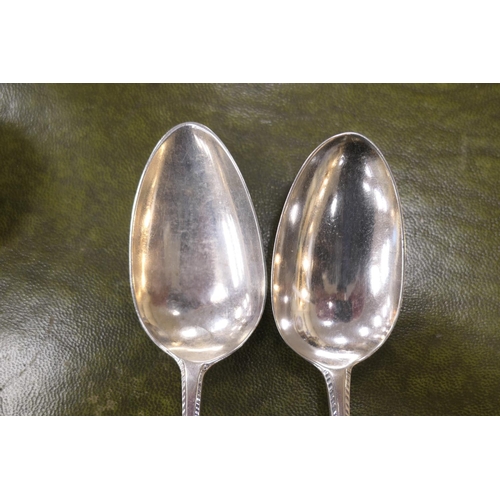 58 - Eight George III silver tablespoons, by Hester Bateman, London 1782, gross weight approx. 539g