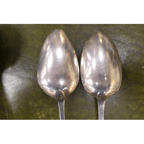 58 - Eight George III silver tablespoons, by Hester Bateman, London 1782, gross weight approx. 539g