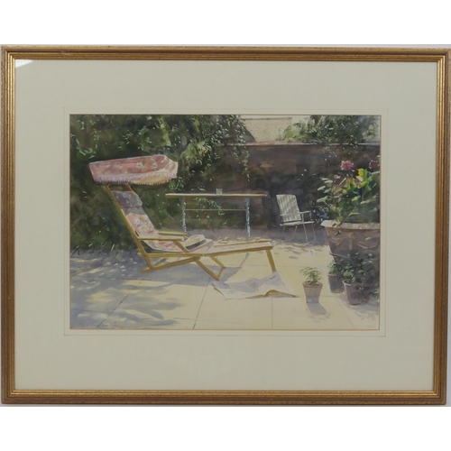 669A - Michael Felmingham (b. 1935), Summer '95, watercolour, signed, titled verso, 38cm x 54cm
Provenance:... 