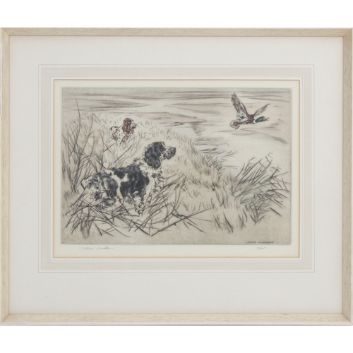 88 - Henry Wilkinson (1920-2011), Four signed limited edition hand coloured  drypoint etchings 'Flushing ... 