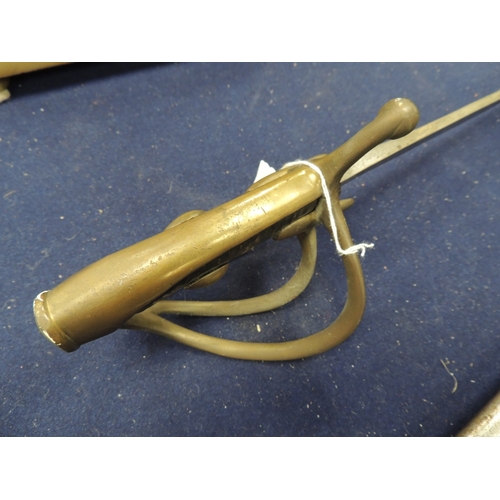 222 - CATALOGUE AMENDMENT: This sword is an Indian made reproduction of a French Cuirassier's sword, curve... 