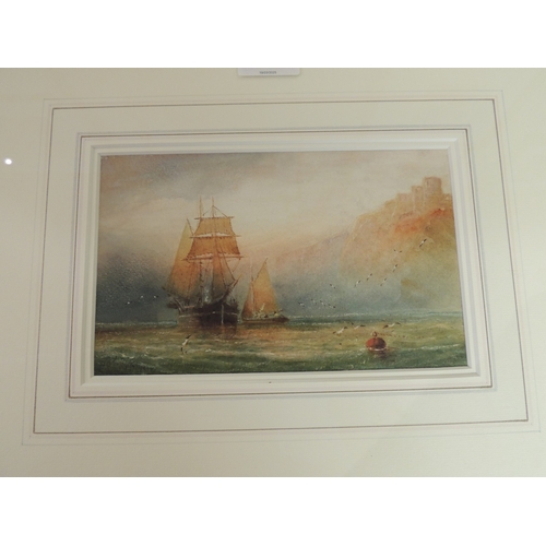 79 - Henry Barlow Carter (1803-67), Pair, Fishing boats off Whitby, watercolours, signed, 13cm x 21cm