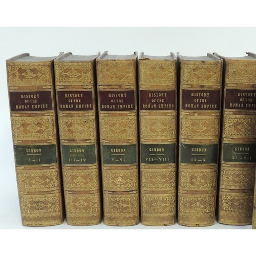 195 - Edward Gibbon 'History of the Decline and Fall of the Roman Empire', new edition in 12 Vols, publish... 