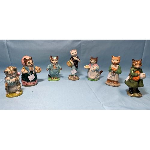 3 - 7 Beswick Beatrix Potter figures ''Cousin Ribby'', ''Ribby'',