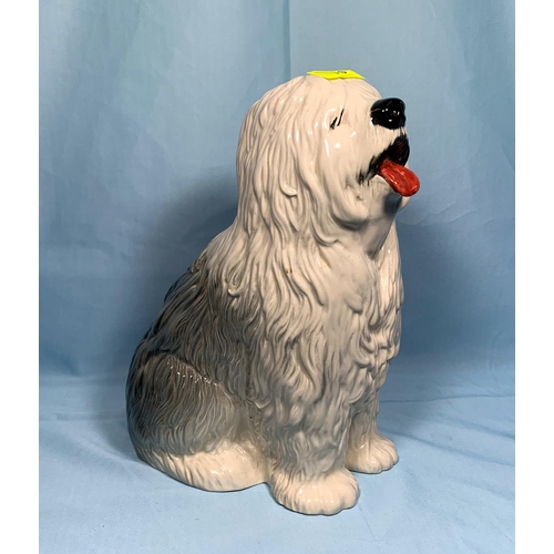 70 - A large Beswick figure of an Old English Sheepdog height 11.5