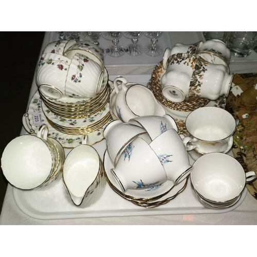 223 - A selection of Minton bone china and other teawares