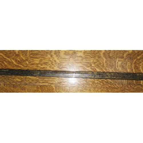 489 - A 19th century American ceremonial sword, Knights of Columbus Masons, named to EW Hale, with engrave... 