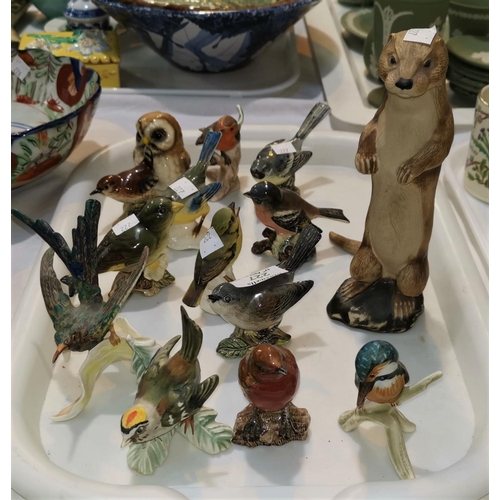 227 - A collection of Beswick/Hummel birds