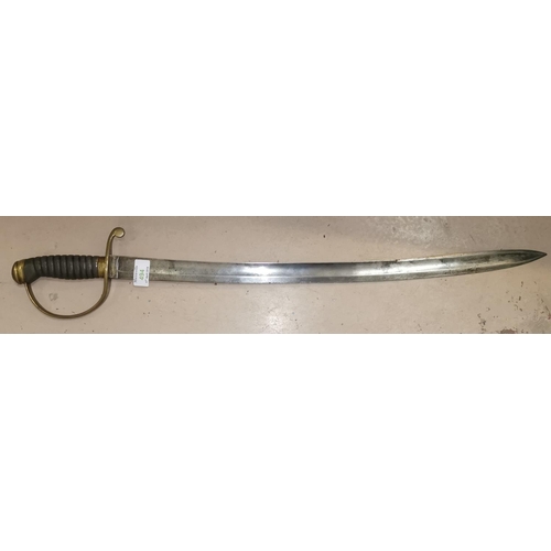 494 - An early 19th century sword/hanger sharkskin grip