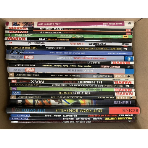 399B - A selection of graphic novels from various publishers including Marvel DC etc