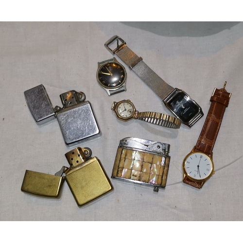 374 - A ladies 9 carat gold Rotary wristwatch with second complication, mechanical movement; other watches... 