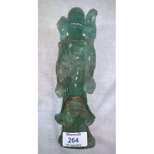 264 - Ten Chinese hardstone figures of animals etc