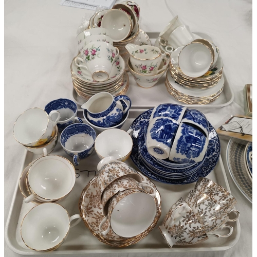 193 - An Abbey blue & white 20 piece part tea set; other teaware