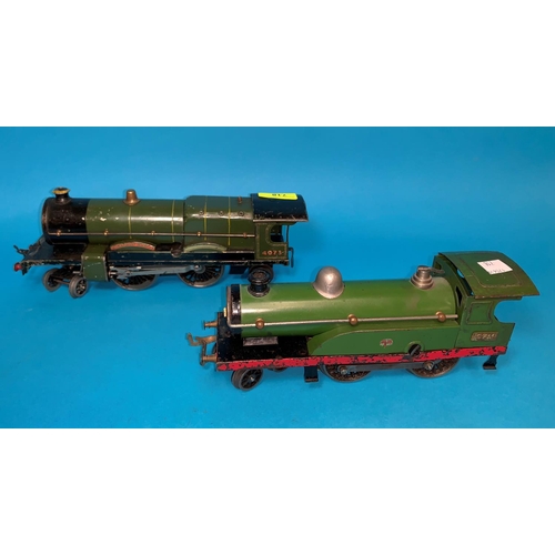 718 - An '0' gauge electric 4-4-2 loco 4073 (green) 