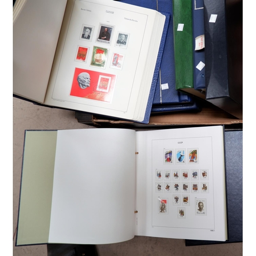332 - USSR - a collection of stamps in 4 uniform albums and a further 4 albums