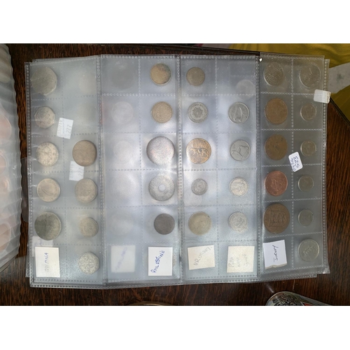 277 - A selection of world coins, GB Crowns, medals etc