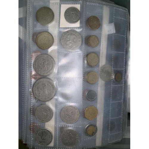 277 - A selection of world coins, GB Crowns, medals etc