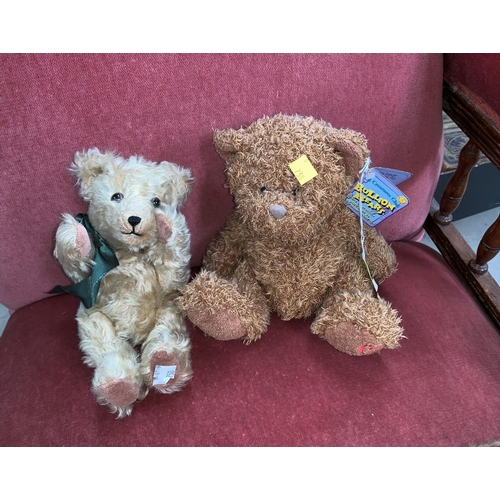 750 - A vintage Bon Bear Teddy Bear; a Bullion Bear Teddy Bear