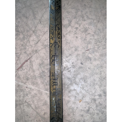 449 - A 19th century American ceremonial sword, Knights of Columbus Masons, named to EW Hale with engraved... 