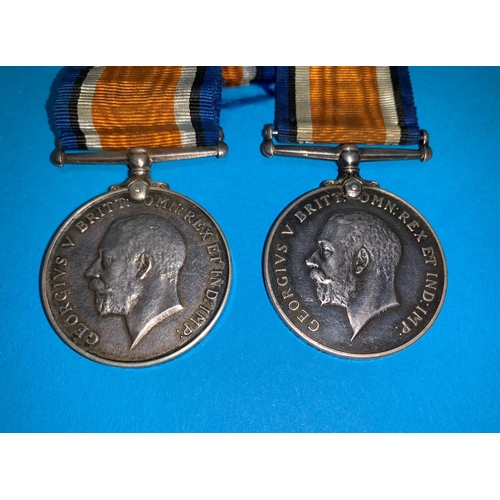 446 - A WW1 war medal to L-10114 Gnr J. Price RA and another to DM