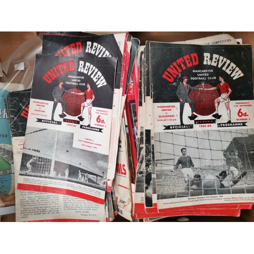 607 - A selection of MUFC programmes