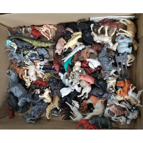 747 - A selection of Britains animals and other animals, mainly plastic from various zoo sets