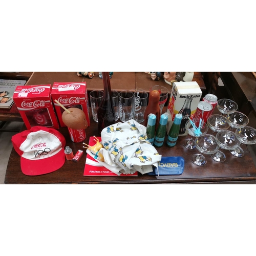 269 - A selection of vintage drinking glasses