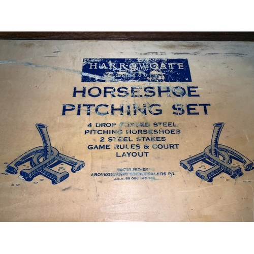 438A - A Vintage “Horseshoe Pitching Set” in originally branded box.