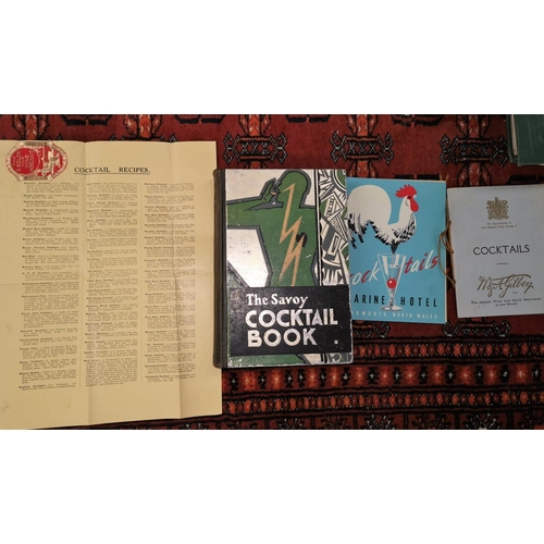 415 - The Savoy Cocktail Book, Harry Craddock, decorated boards, 1931, with further related ephemera