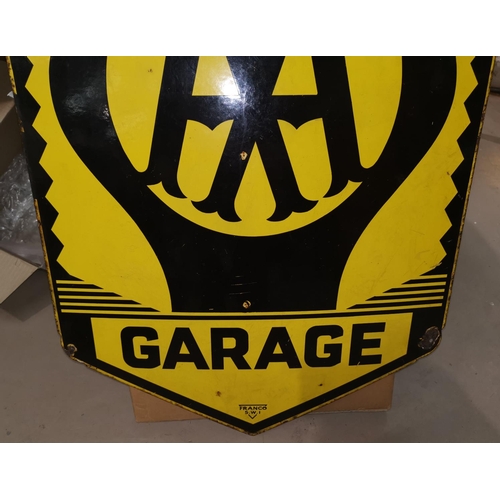 466 - A large AA Garage advertising sign 31