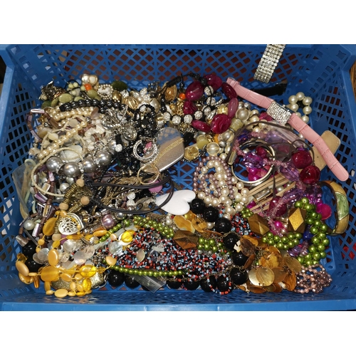 364A - A selection of costume jewellery including beads, watches etc