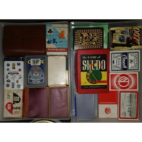 501 - A collection of advertising and other packs of playing cards