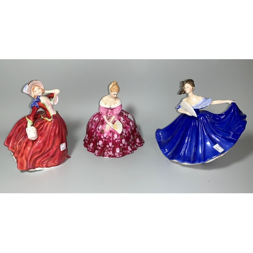 113 - Three Royal Doulton ladies, Top of the Hill, Elaine and Victoria