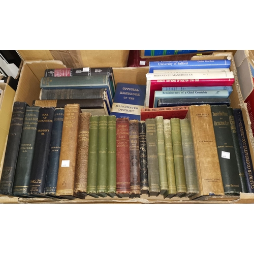 469 - A selection of Manchester local history books