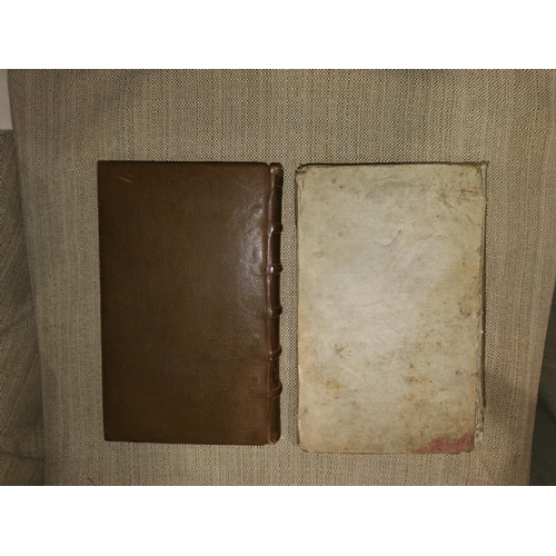472 - THE COMPLEAT HOUSWIFE 18th century, no title page, leather bound and Elizabeth Raffald's ENGLISH HOU... 