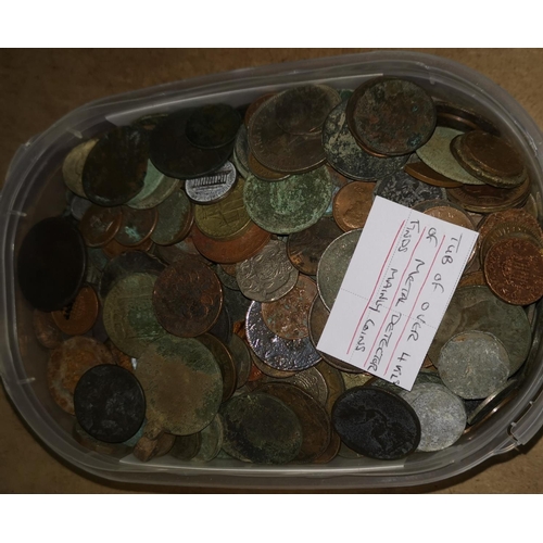 377 - A large collection of metal detector finds, mainly coins (over 4kg)